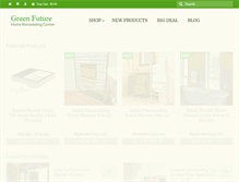 Tablet Screenshot of greenfutureremodeling.com